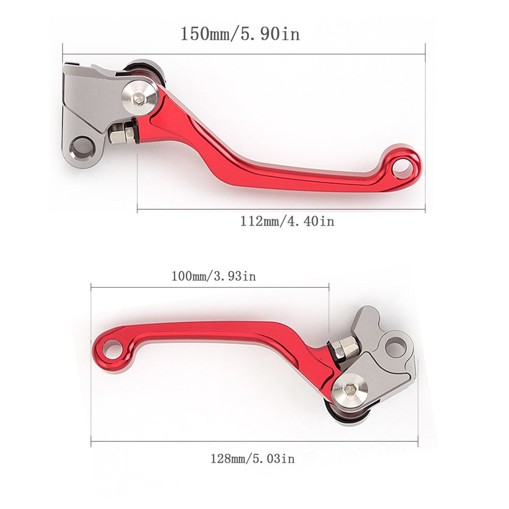 NICEDOLL levers installed on CRF125F showing improved control