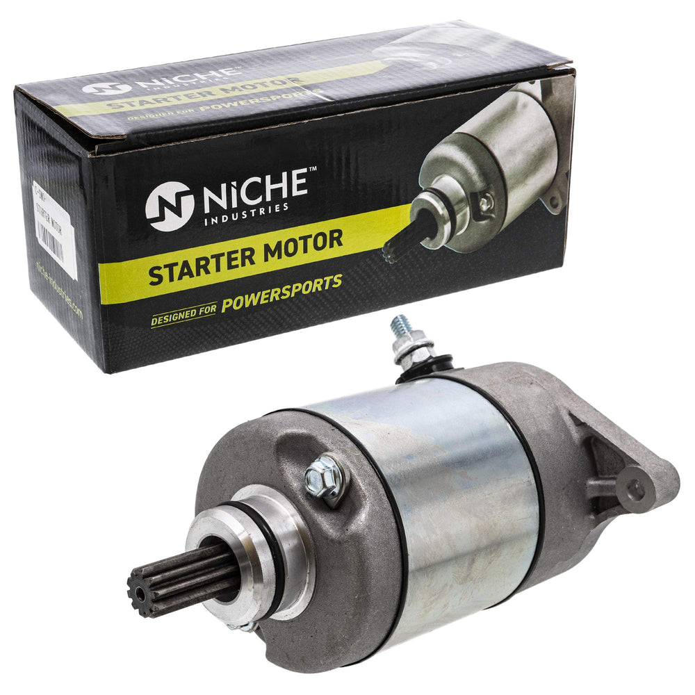 NICHE starter front view showing housing and mounting for reliable replacement