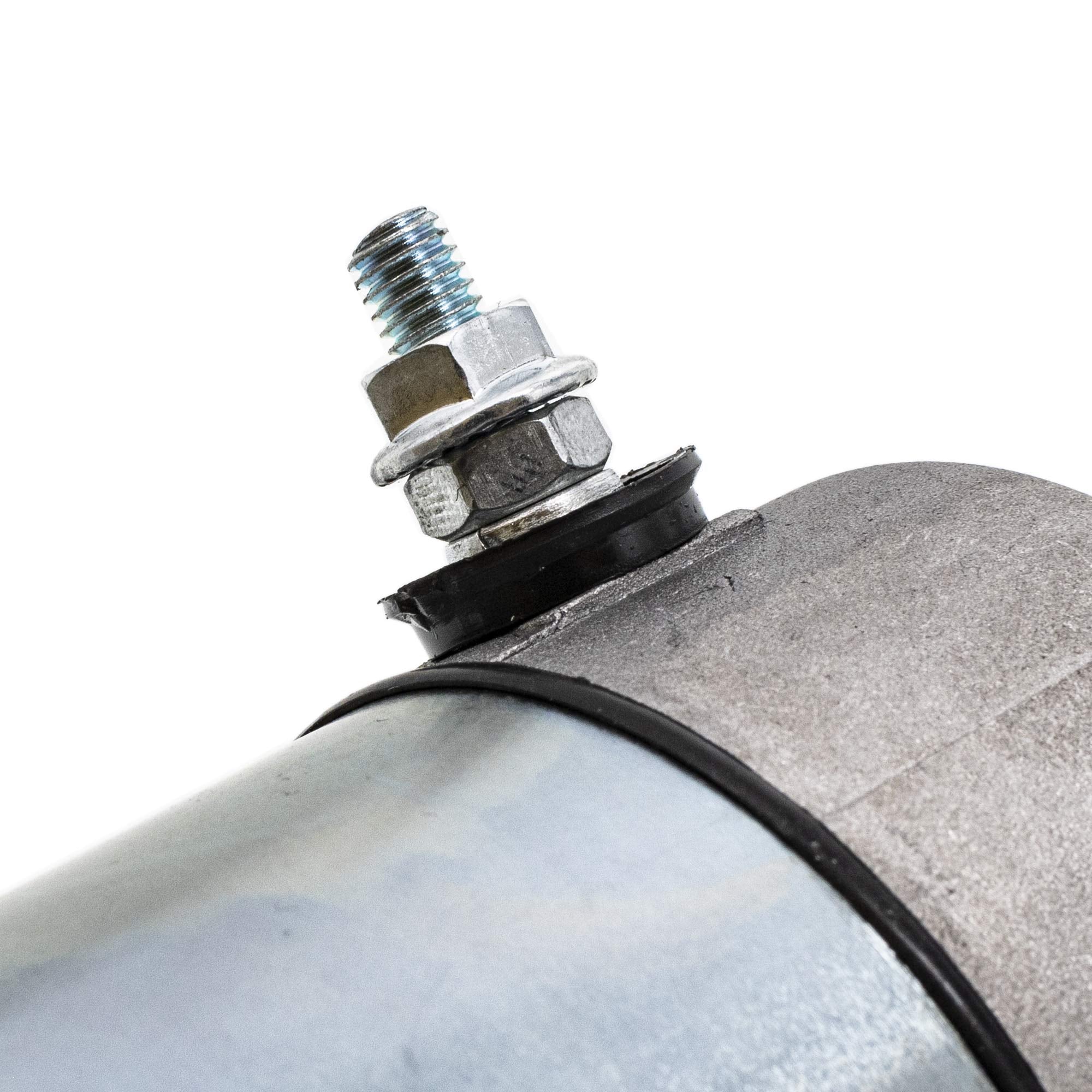 NICHE starter mounted in ATV demonstrating direct-fit installation benefit