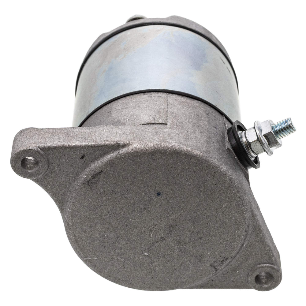 NICHE starter side profile showing carbon-brush housing for long service life