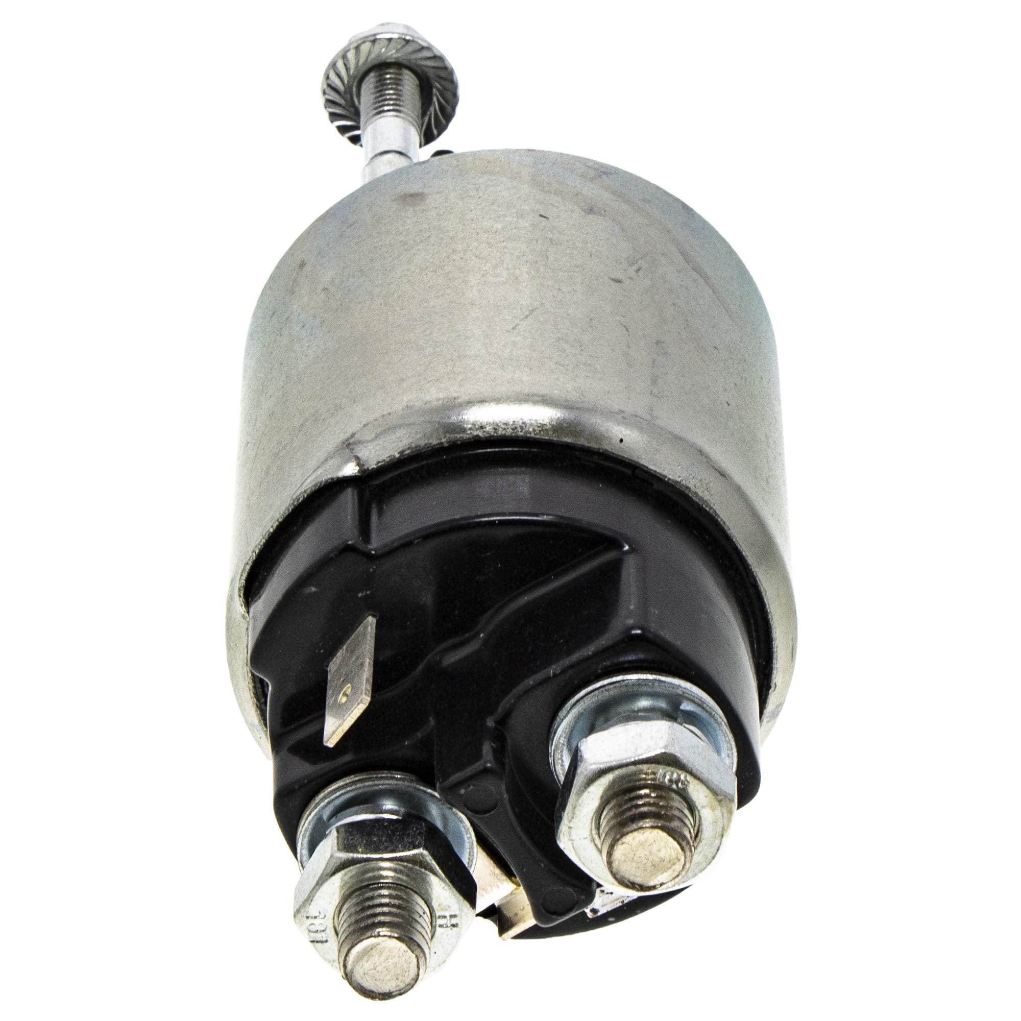 NICHE starter solenoid mounting bracket closeup showing OEM-style holes