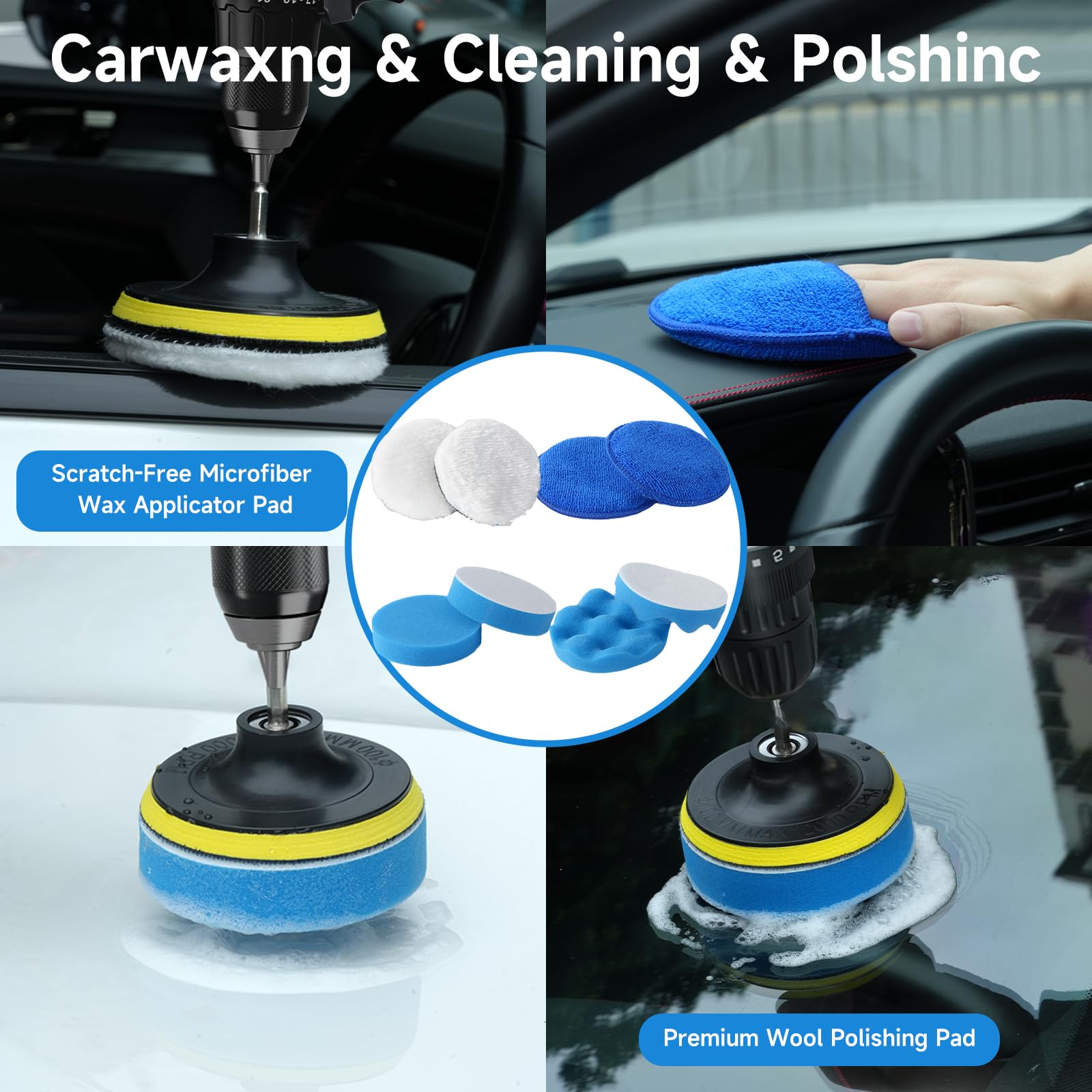 NIKCOSMK soft detail brushes cleaning dashboard and vents without scratching surfaces