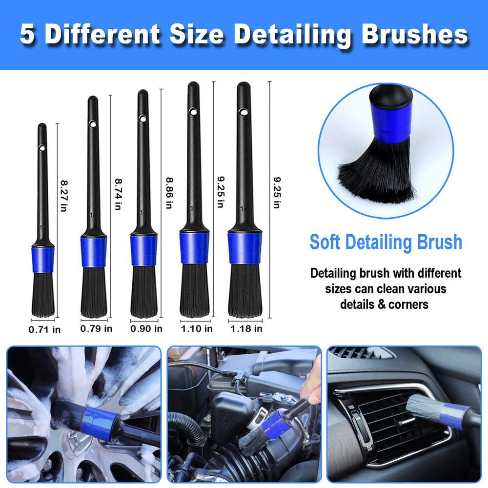 NIKCOSMK tire brush stiff bristles cleaning sidewall grime effectively
