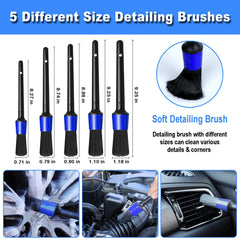 NIKCOSMK tire brush stiff bristles cleaning sidewall grime effectively