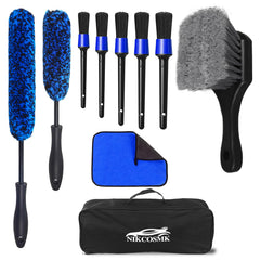 NIKCOSMK wheel brush kit front packaging showing full contents and convenience