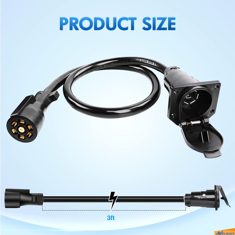 Nilight 50050R installed on truck illustrating fast plug-and-play hookup