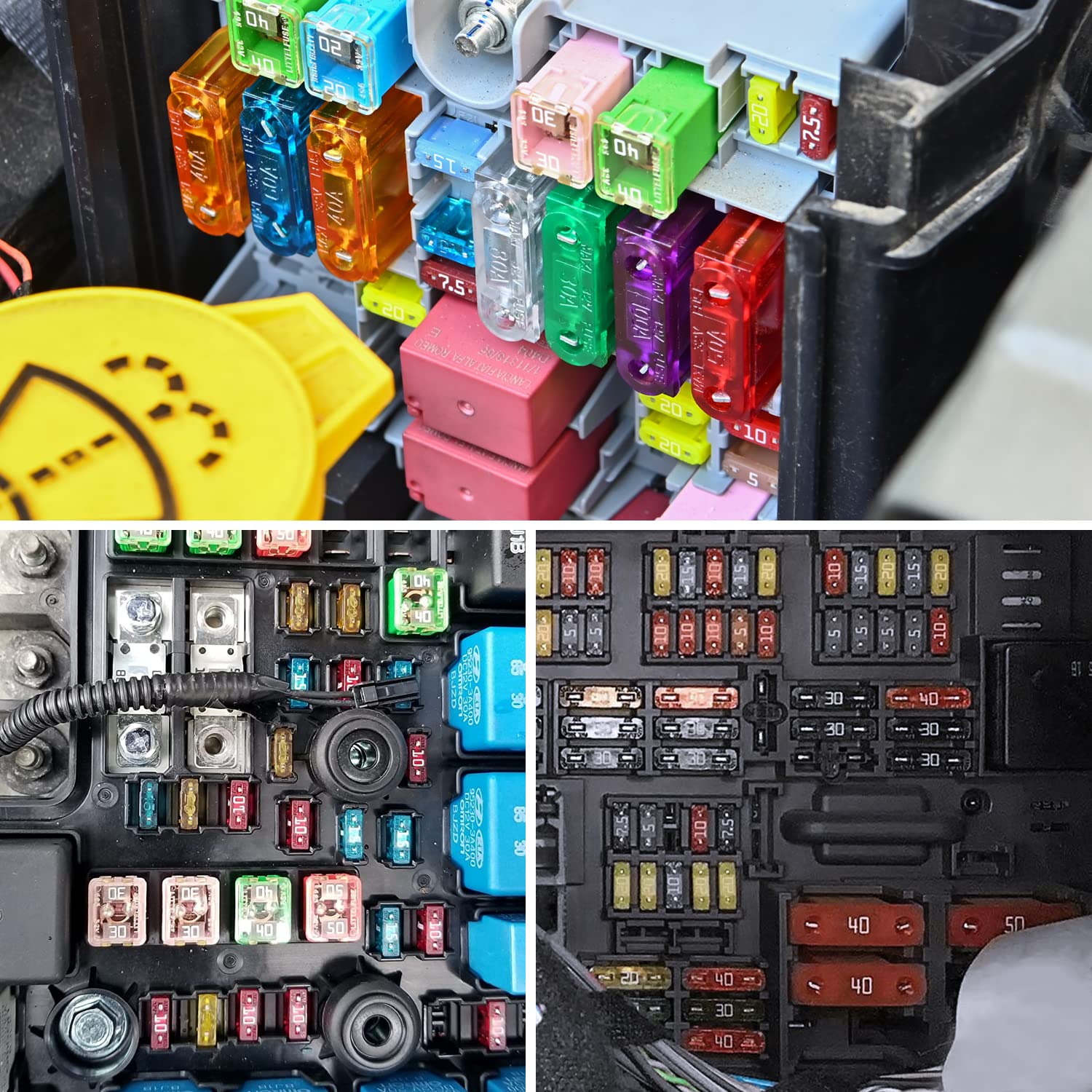 Nilight open 8-compartment storage case keeping fuses sorted and portable