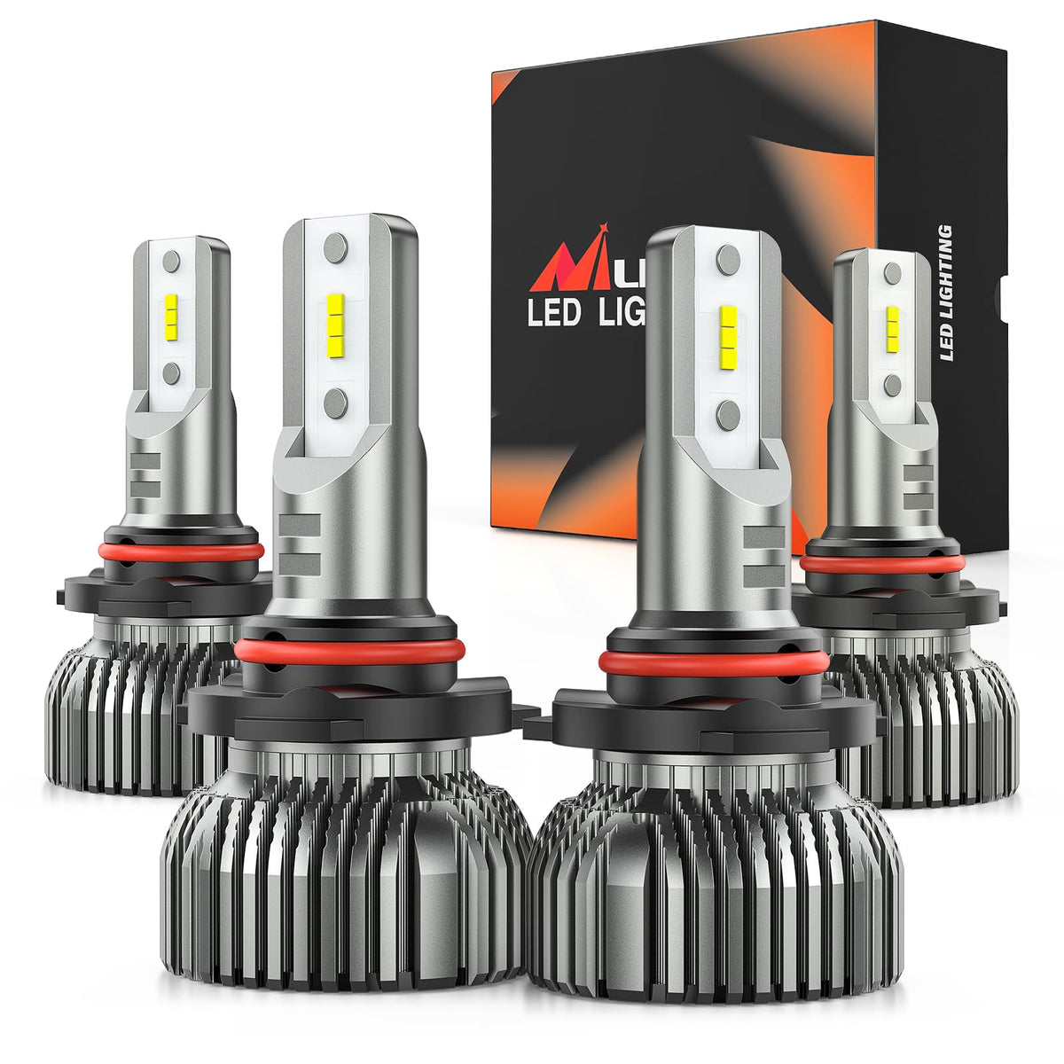 Nilight 9005 9006 front packaging showing bulbs and benefits