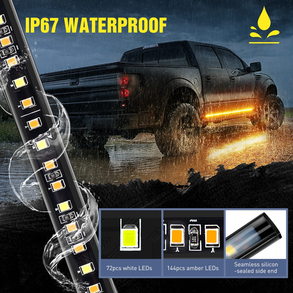 Nilight adhesive backing detail ensures long-lasting adhesion