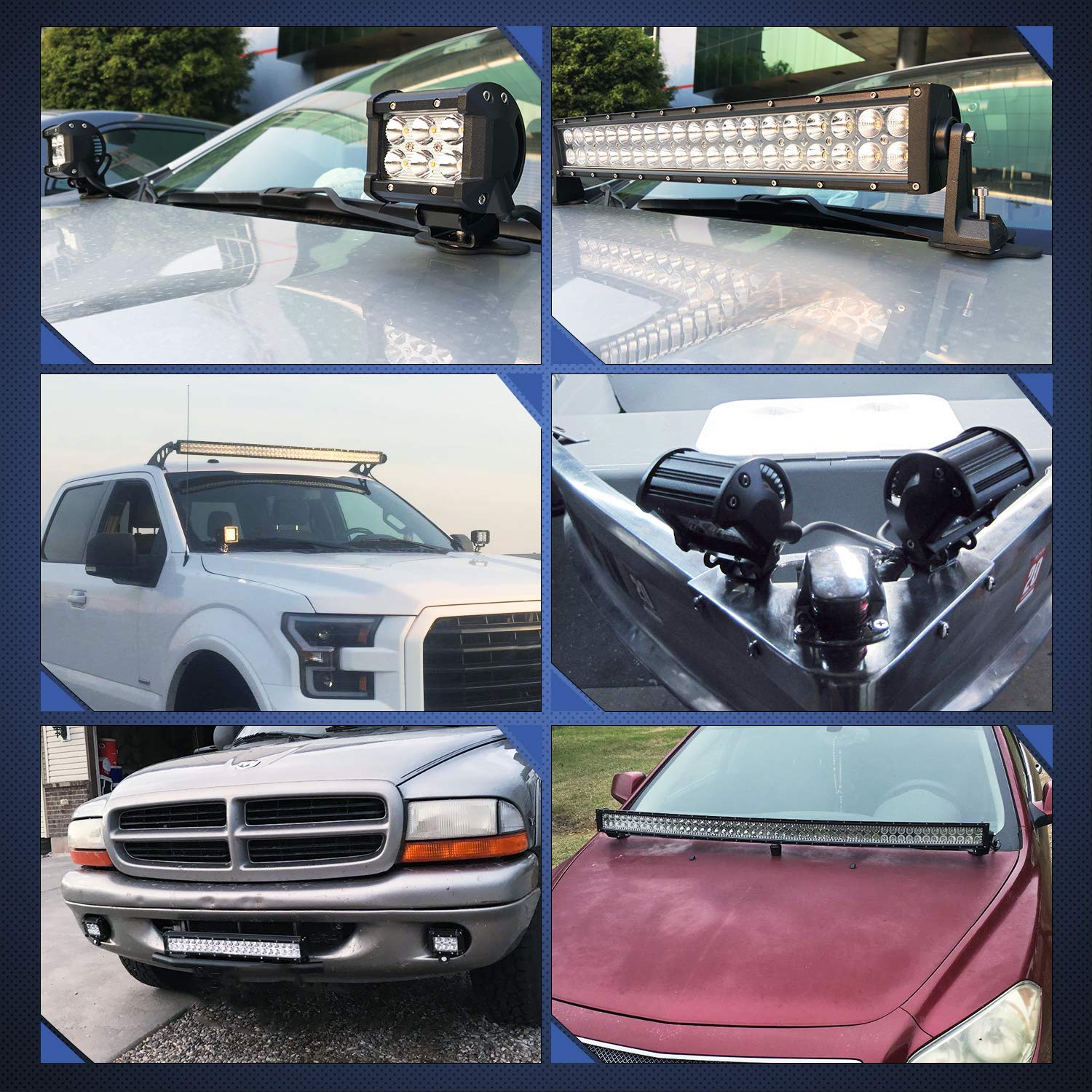 Nilight anti-slip pad on bracket protecting vehicle paint and preventing movement