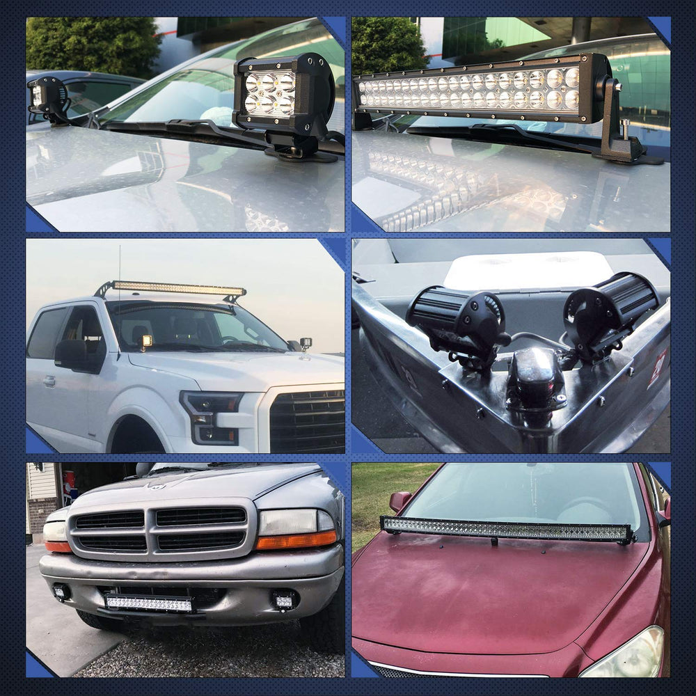 Nilight anti-slip pad on bracket protecting vehicle paint and preventing movement