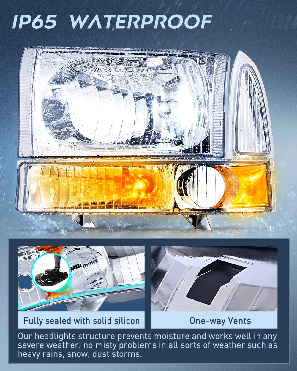 Nilight rear view with wiring plug showing easy OEM connector installation