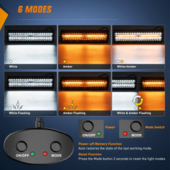 Nilight light bar reflector close-up showing upgraded multi-angle refraction benefit