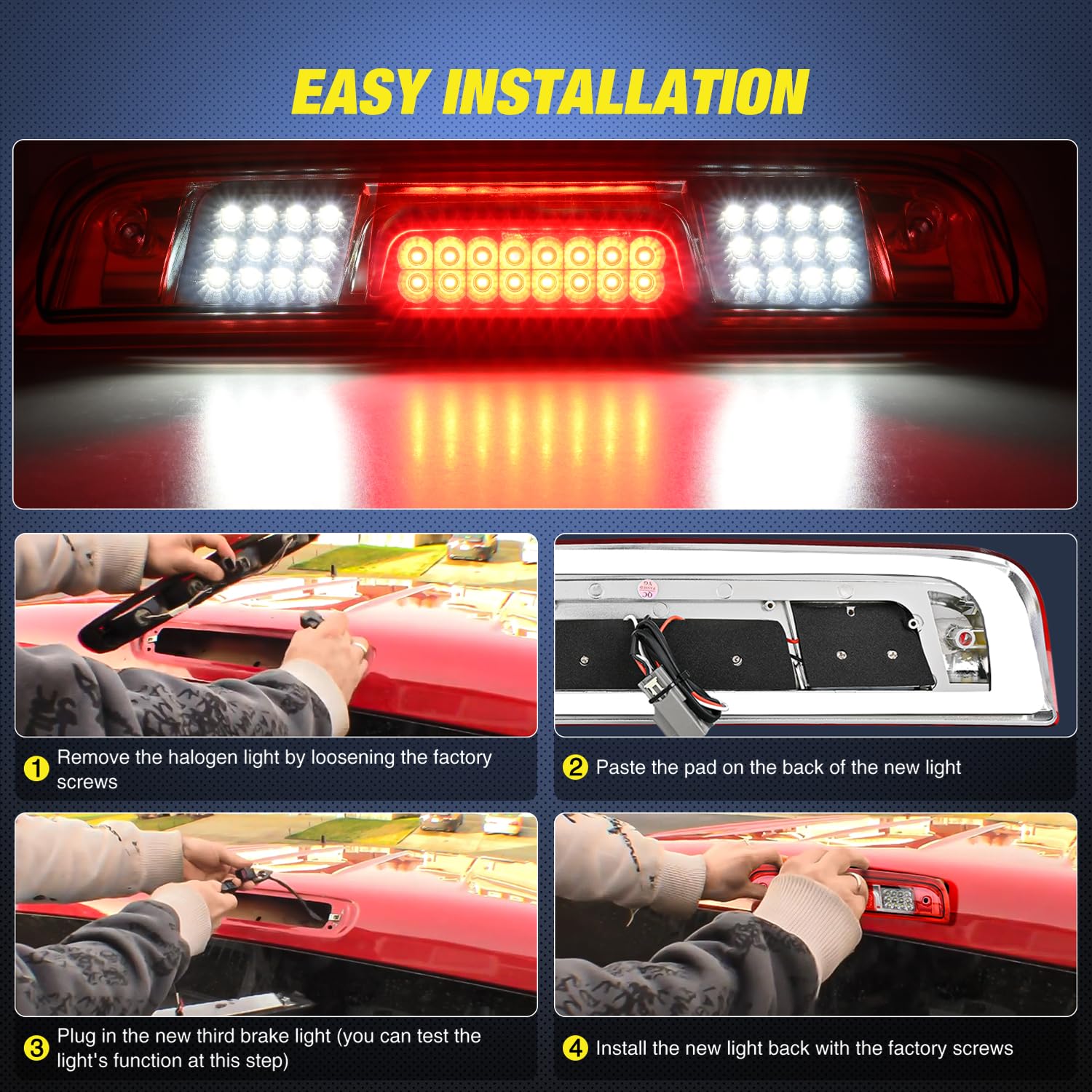 Nilight installed on truck tailgate demonstrating factory fit benefit