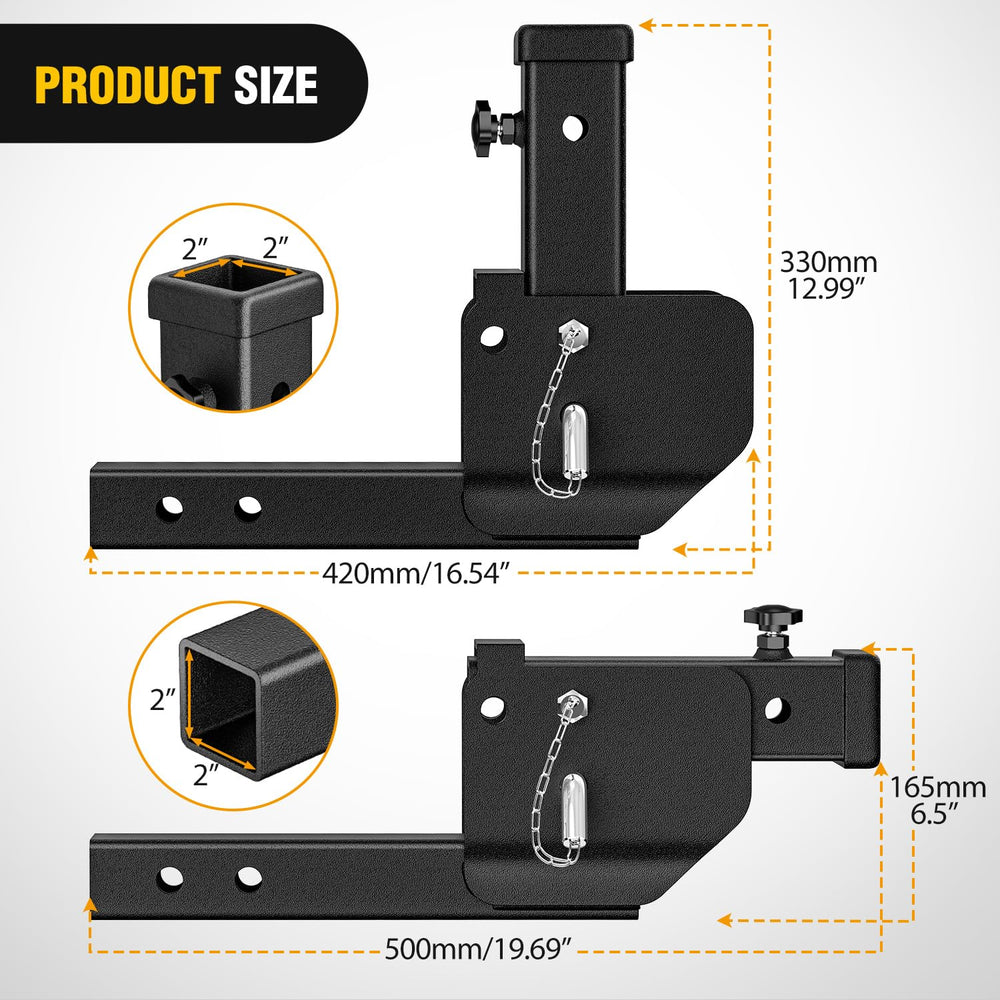 Nilight close-up of folding hinge detail for easy storage