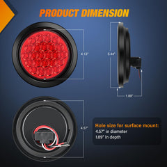 Nilight close-up of 24 LED array and lens showing clear optics benefit