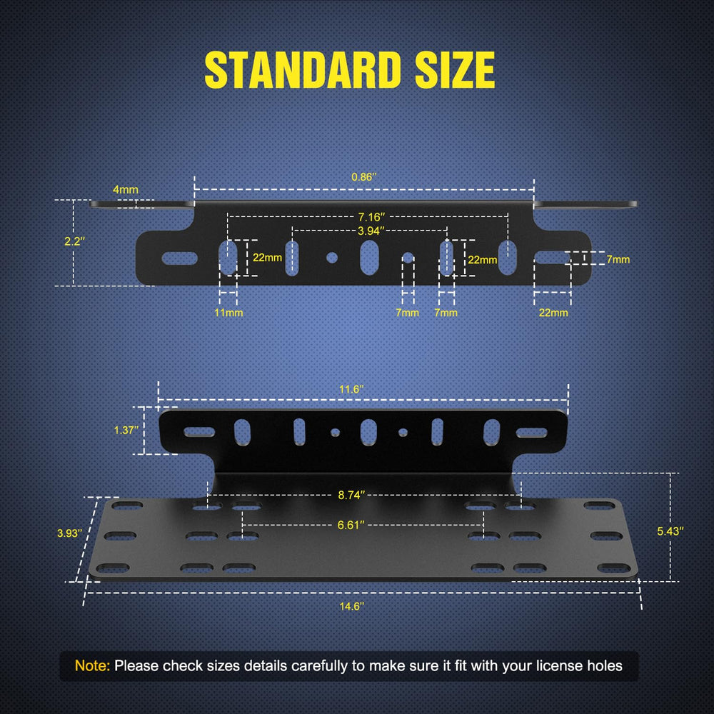 Nilight close-up of mounting holes displaying universal fit precision advantage