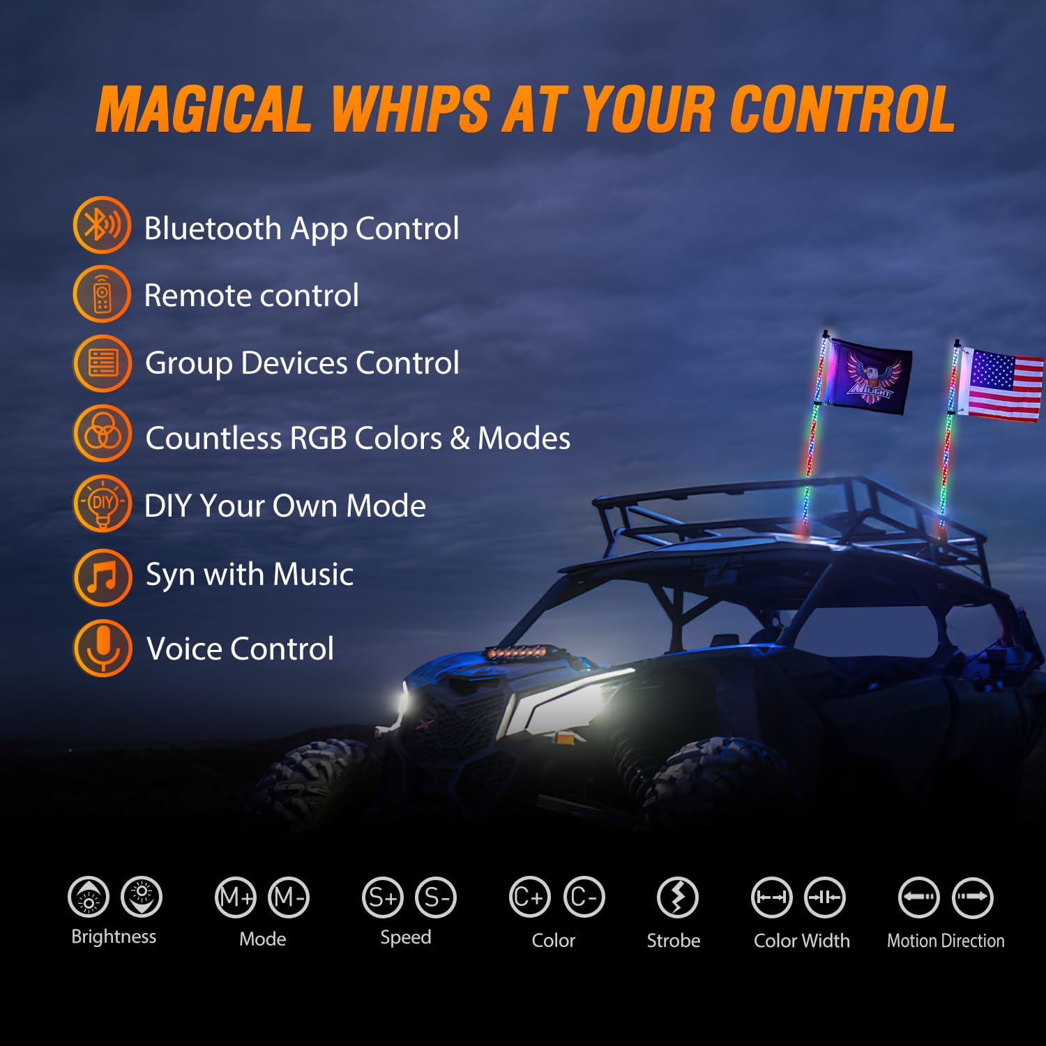 Nilight close-up of 360-degree spiral LED texture highlighting even glow
