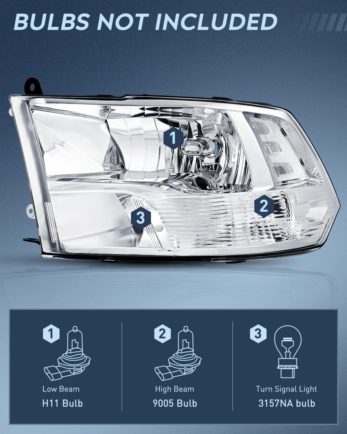 Nilight close-up of clear lens highlighting optical clarity for better visibility