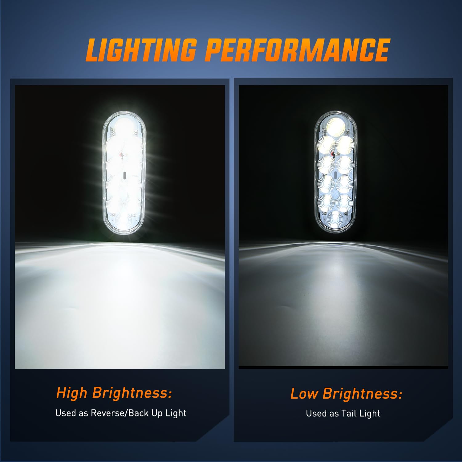 Nilight close-up of 10 LEDs and aluminum backing illustrating heat dissipation