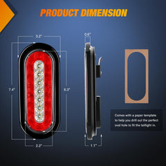 Nilight close-up LED array and polycarbonate lens highlighting reflective clarity