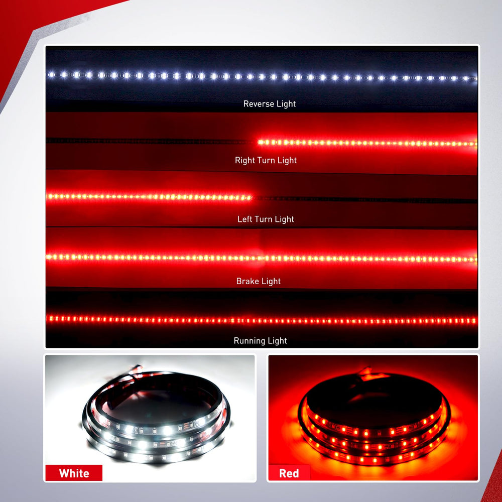 Nilight close-up of LED strip housing highlighting waterproof durability