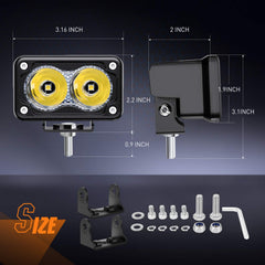 Nilight close-up of Osram LED chip highlighting stable high-lumen output