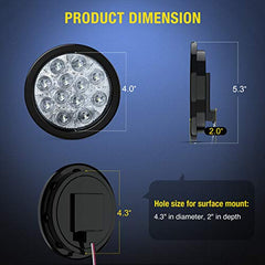 Nilight close-up of 12 Piranha LEDs array and heat dissipation detail for durability