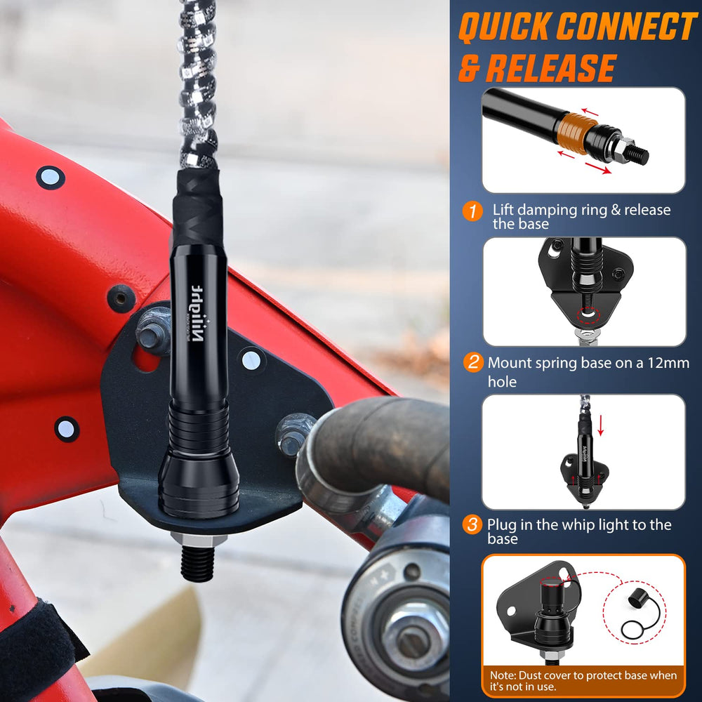 Nilight waterproof connector and stainless hardware showing reliability benefit