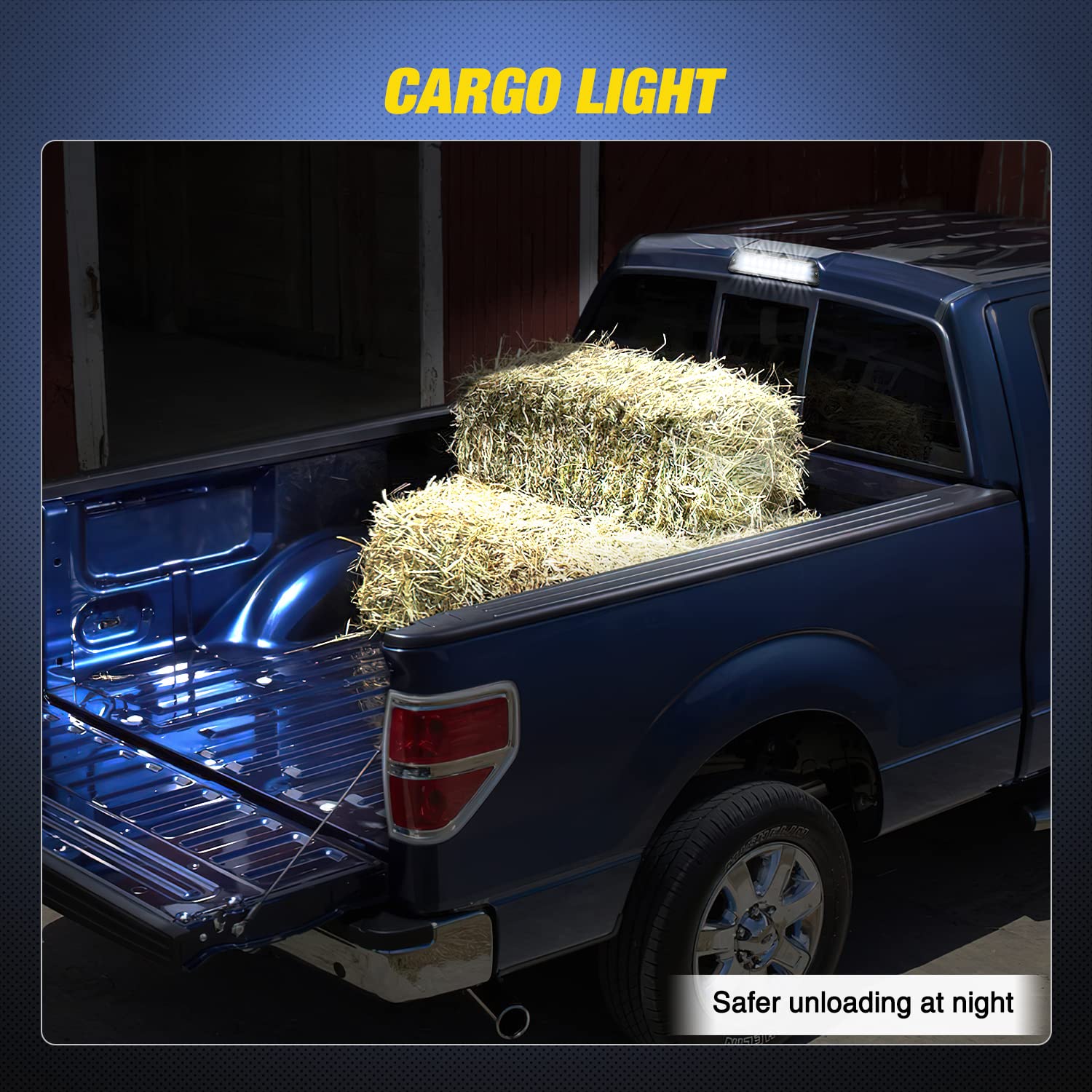 Nilight mounted on Ford F-150 backview showing improved visibility