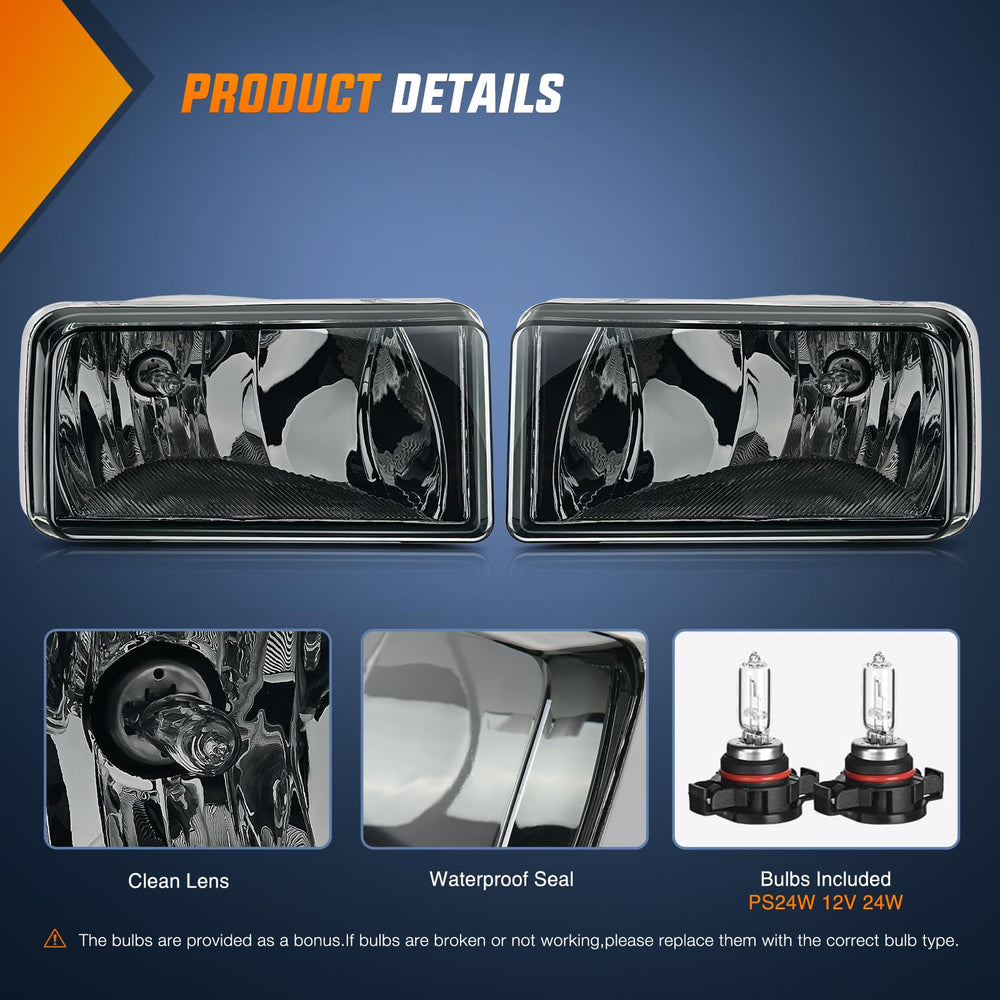 Close-up of Nilight fog light glass lens highlighting clarity and improved light transmission benefit