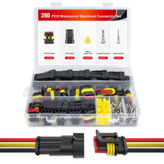 Nilight front packaging showing full 3-pin connector kit and included components benefits clear kit organization