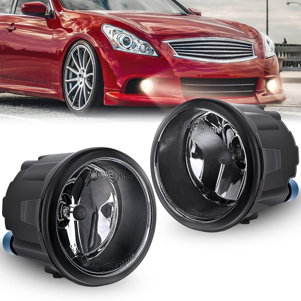 Nilight front packaging showing both fog light assemblies and included hardware, clear identification benefit