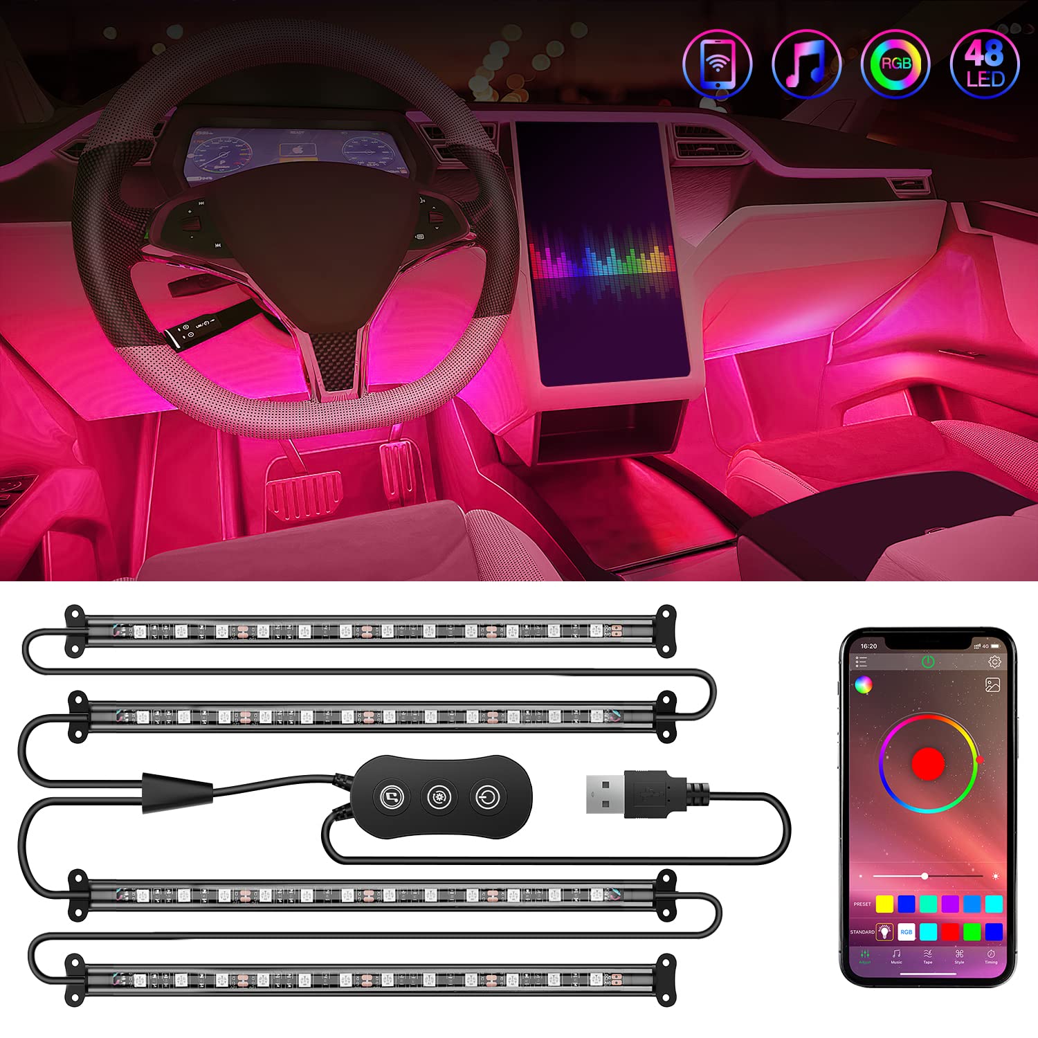 Nilight front packaging view showing kit components and quick benefits