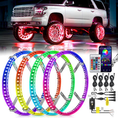Nilight front packaging showing full wheel ring kit and quick setup benefit