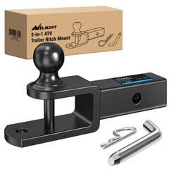 Nilight front profile mounted showing compact multi-hitch benefit