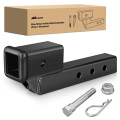 Nilight front view of assembled extension showing sturdy connection and safer towing