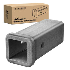 Nilight front view of hitch receiver showing solid opening and compatibility benefit