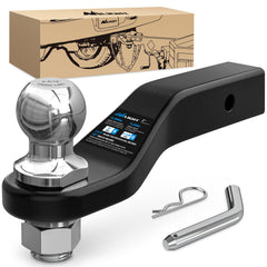 Nilight front view mounted on receiver showing strong forged construction and stable towing