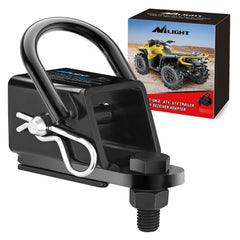 Nilight front view of 2-inch receiver showing compact fit and added towing capacity