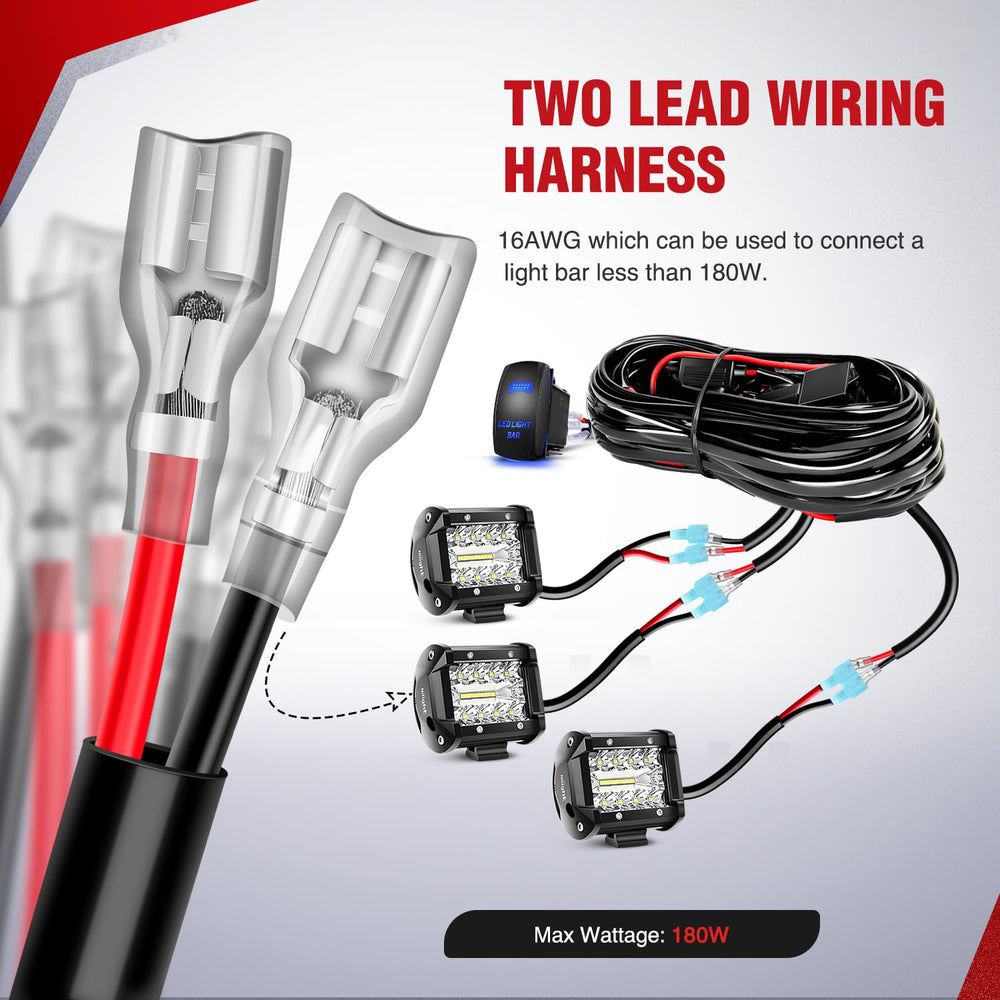 Nilight 16AWG stranded cable texture illustrating durable vibration-resistant conductors