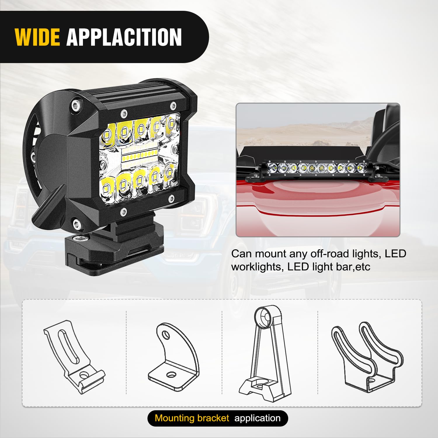 Nilight hardware and components array for easy installation and compatibility