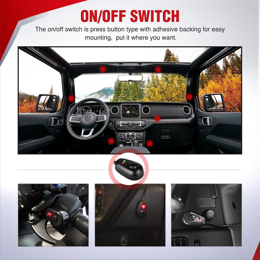 Nilight harness installed on truck bumper showing neat professional install