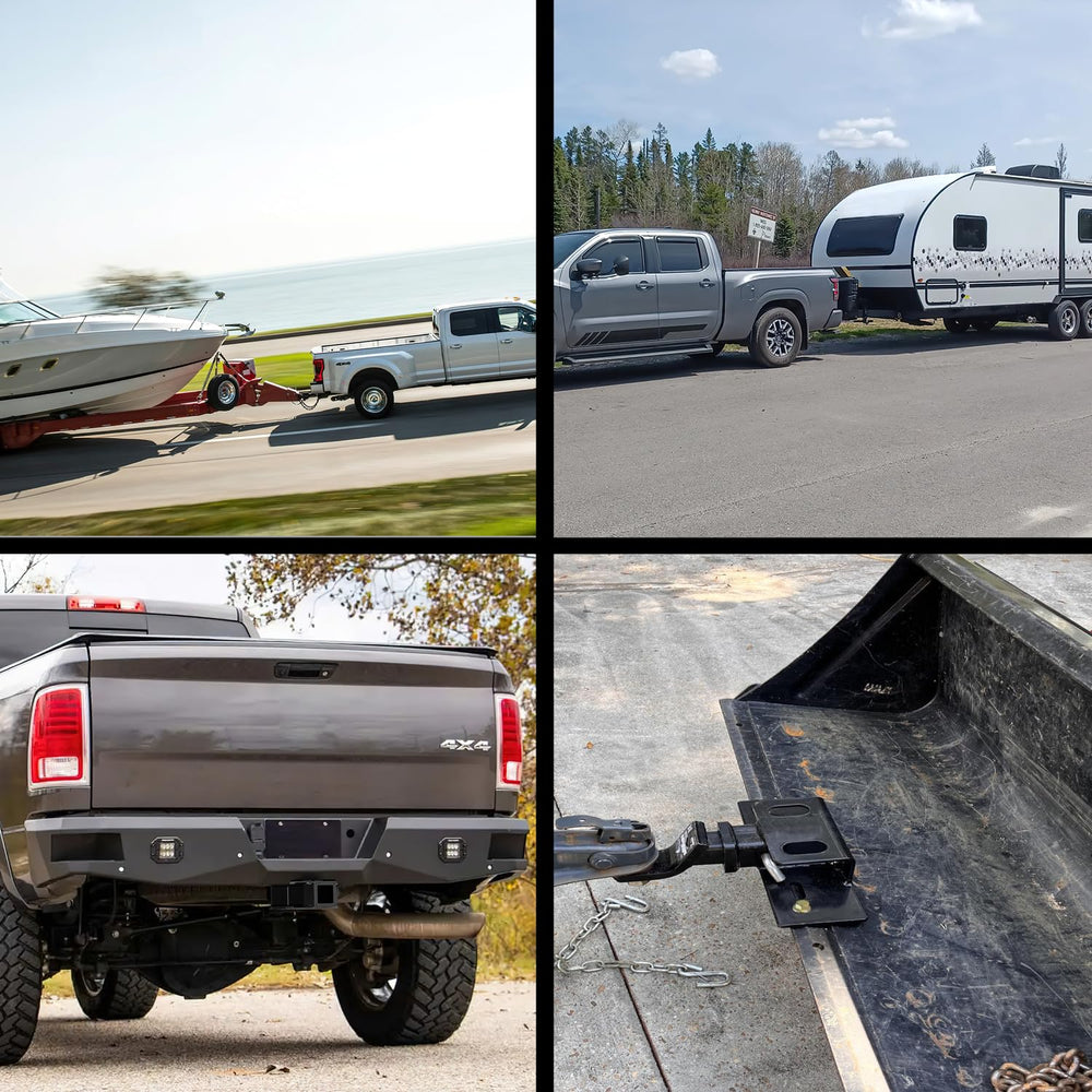Nilight hitch with bike rack attached illustrating secure cargo carrying option