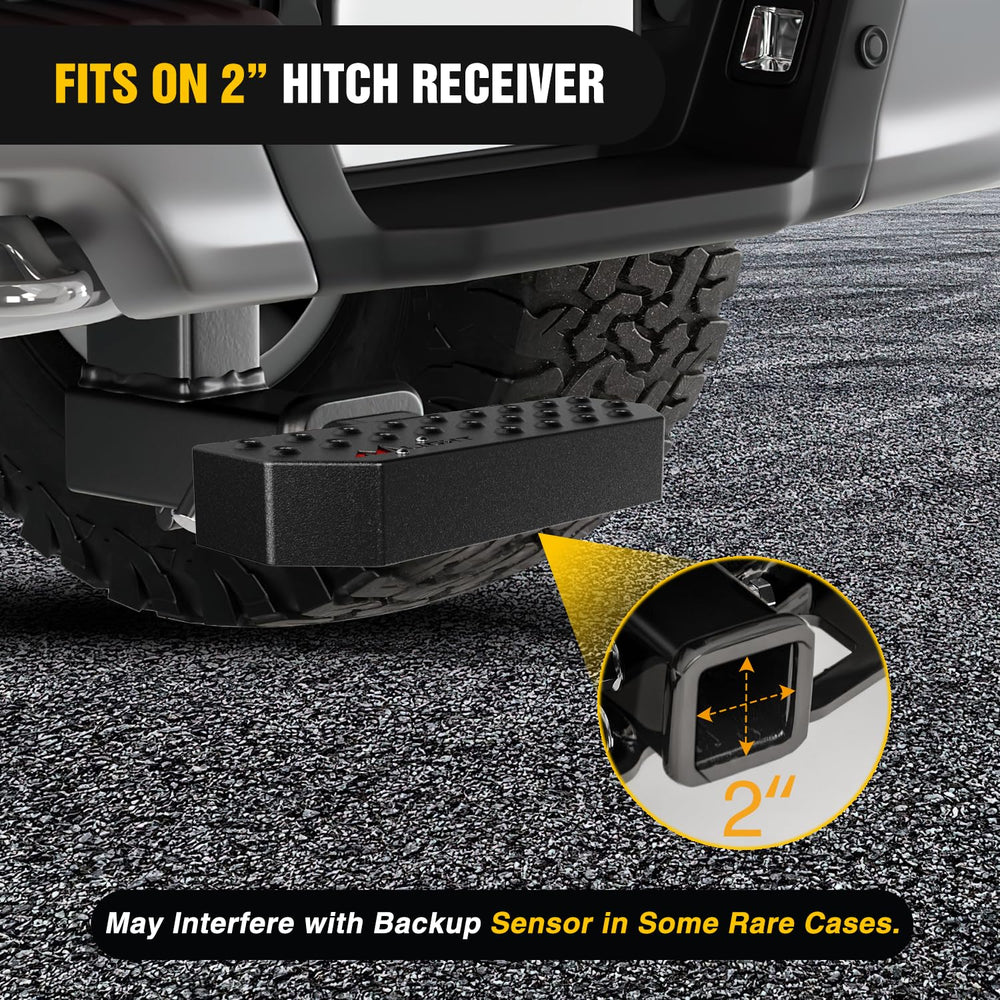 Nilight hitch pin and clip detail highlighting included hardware for immediate install