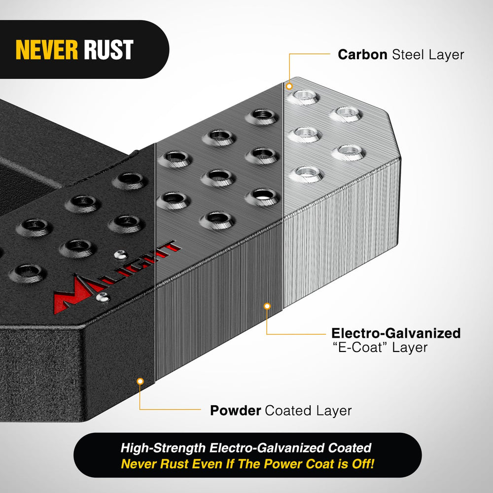 Nilight side profile illustrating compact 11.9 inch platform and durable build