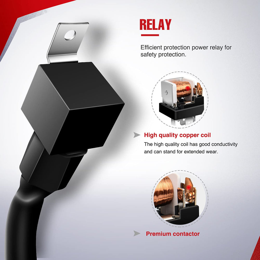 Nilight illuminated rocker switch close-up with red light for quick status confirmation