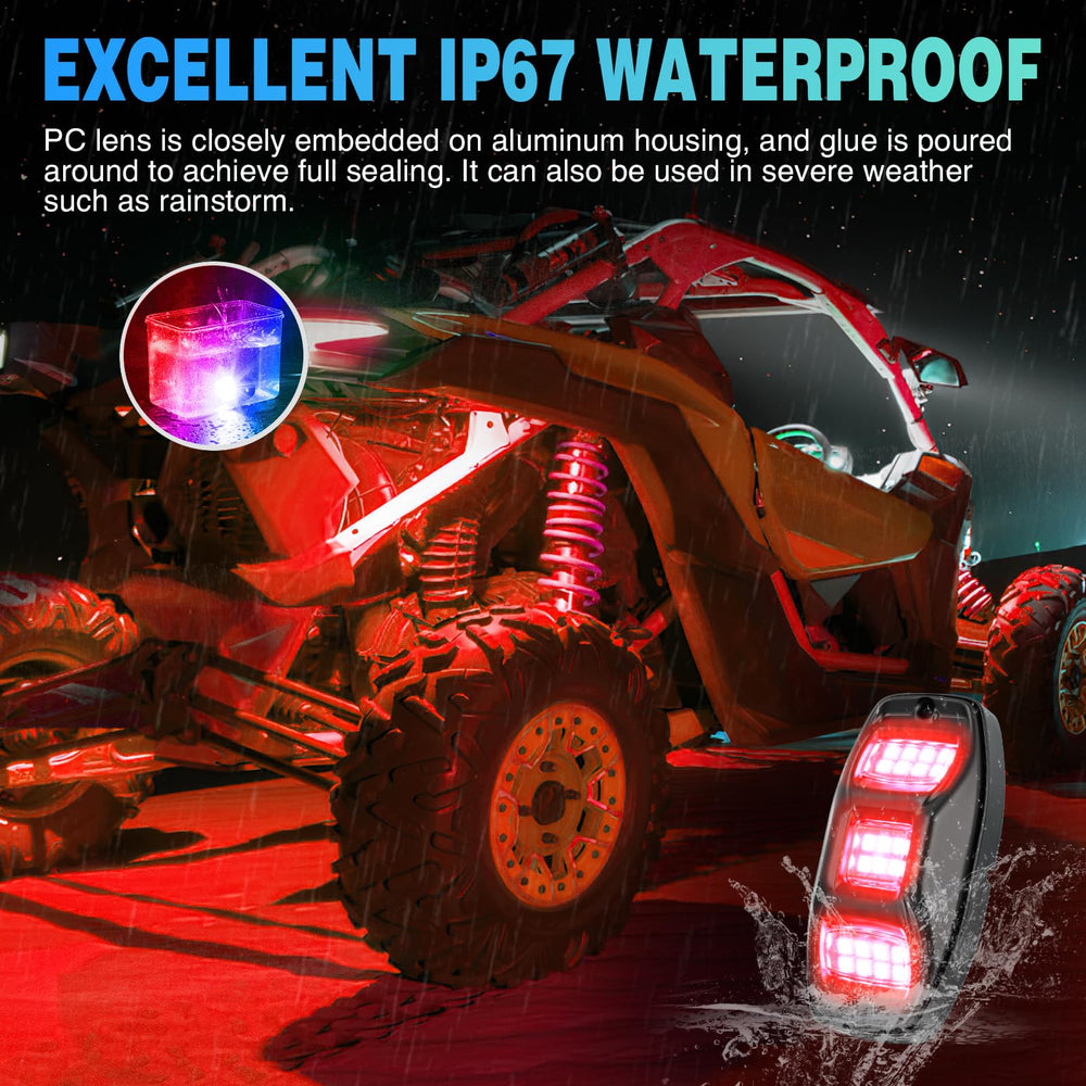 Nilight included rubber pads and rustproof screws for fast, secure installation