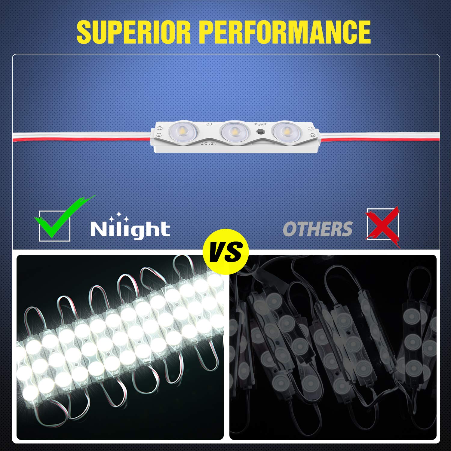 Nilight installed inside van wide shot showing improved visibility benefit