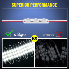 Nilight installed inside van wide shot showing improved visibility benefit